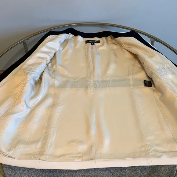 Kasper Open Blazer with black trim Size 8 - Picture 13 of 16